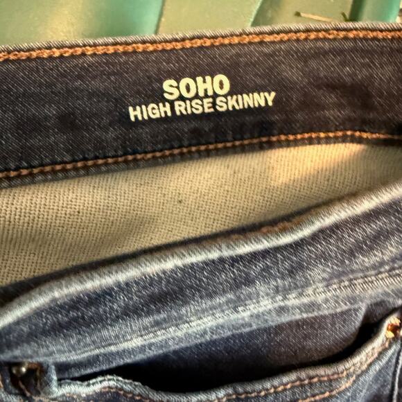 Nicole Miller Jeans 8 Womens High Rise Skinny Blue SOHO Style - Picture 11 of 13